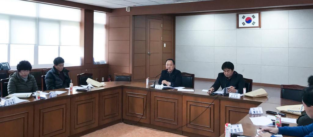 2019년 용주면 지역사회보장협의체 회의 개최