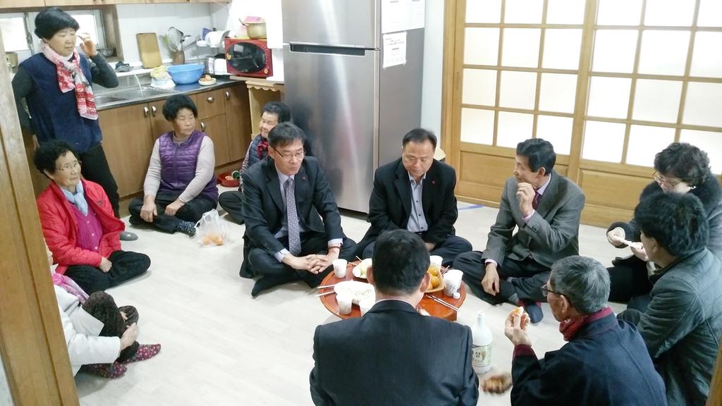 신년맞이 대양면 경로당 방문 인사 