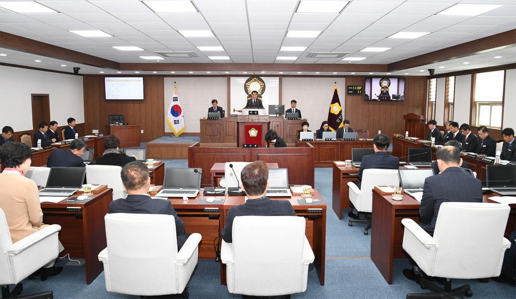 합천군의회 제240회 임시회 개회