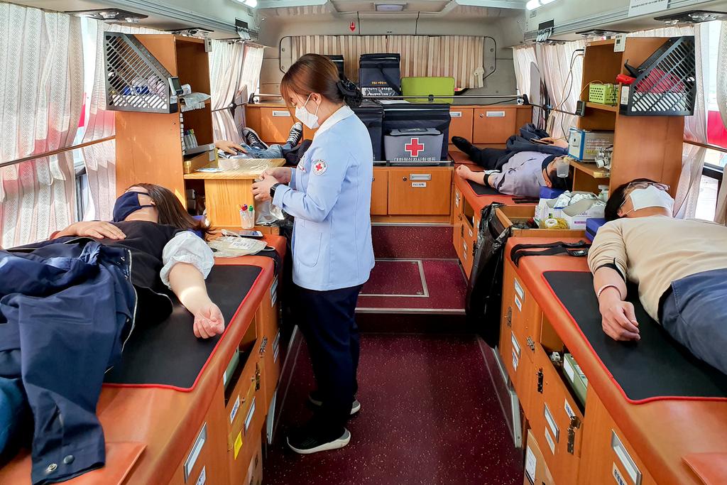 합천군 산림과-산림조합, 코로나19 극복 헌혈 동참