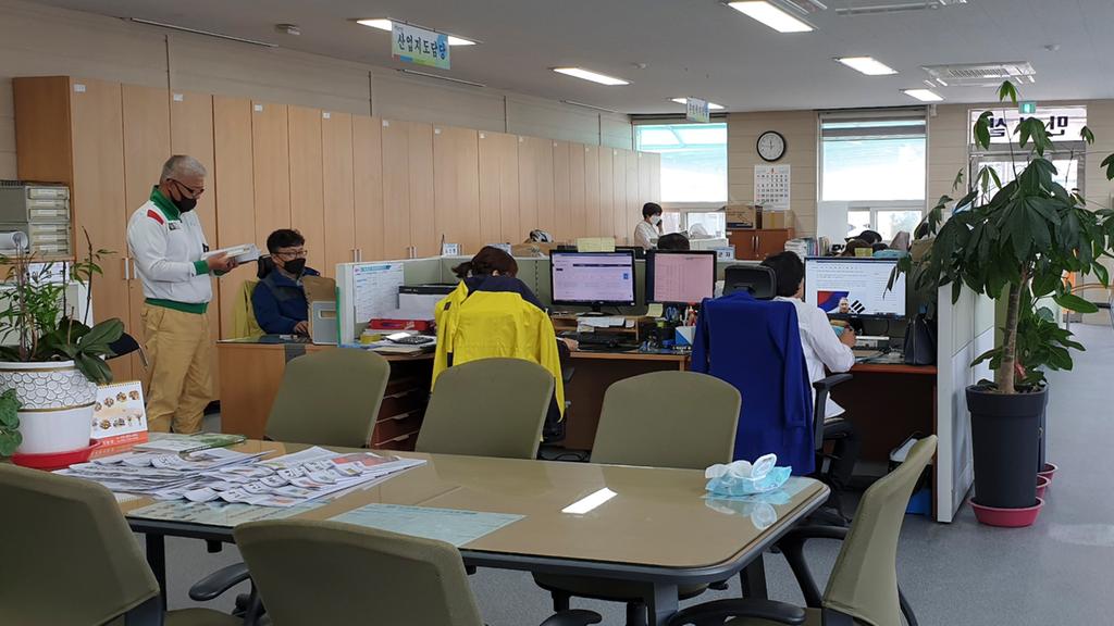 적중면사무소, 봄맞이 새단장