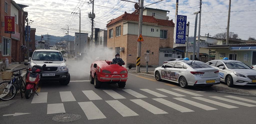 합천읍, 코로나19 확산 차단 자체방역 실시