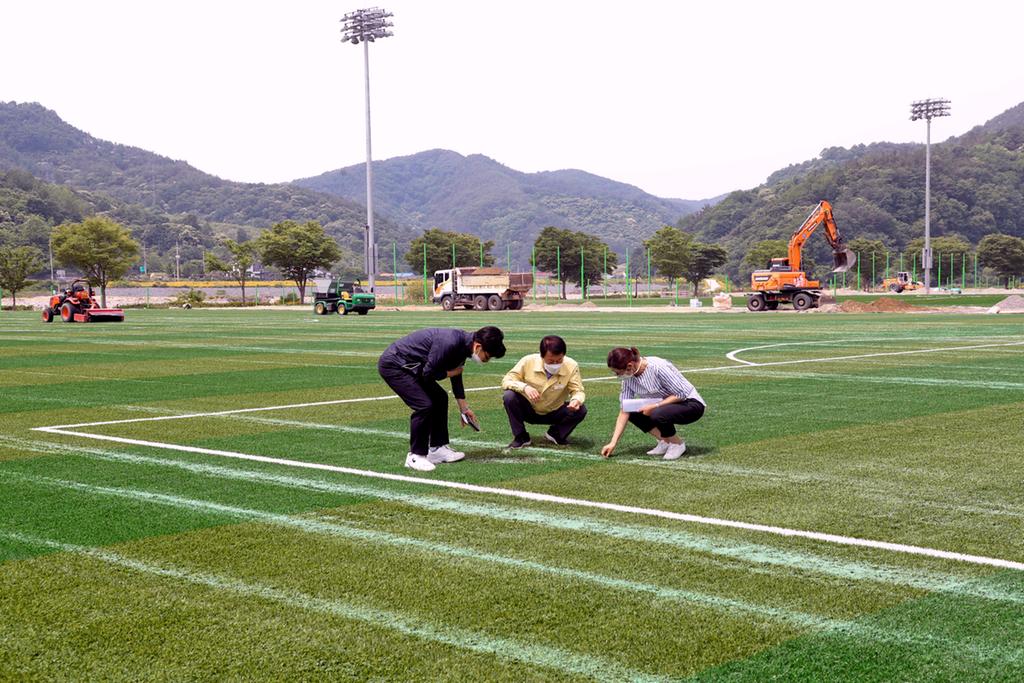 수해피해로 잃어버린 군민체육공원 되찾기 노력