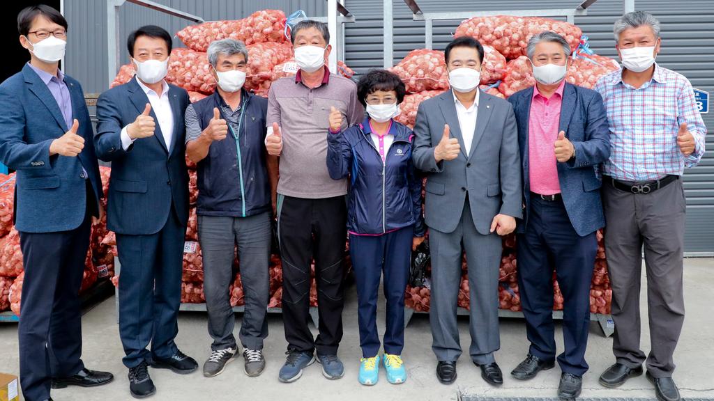 마늘 산지공판장 개설 초매식