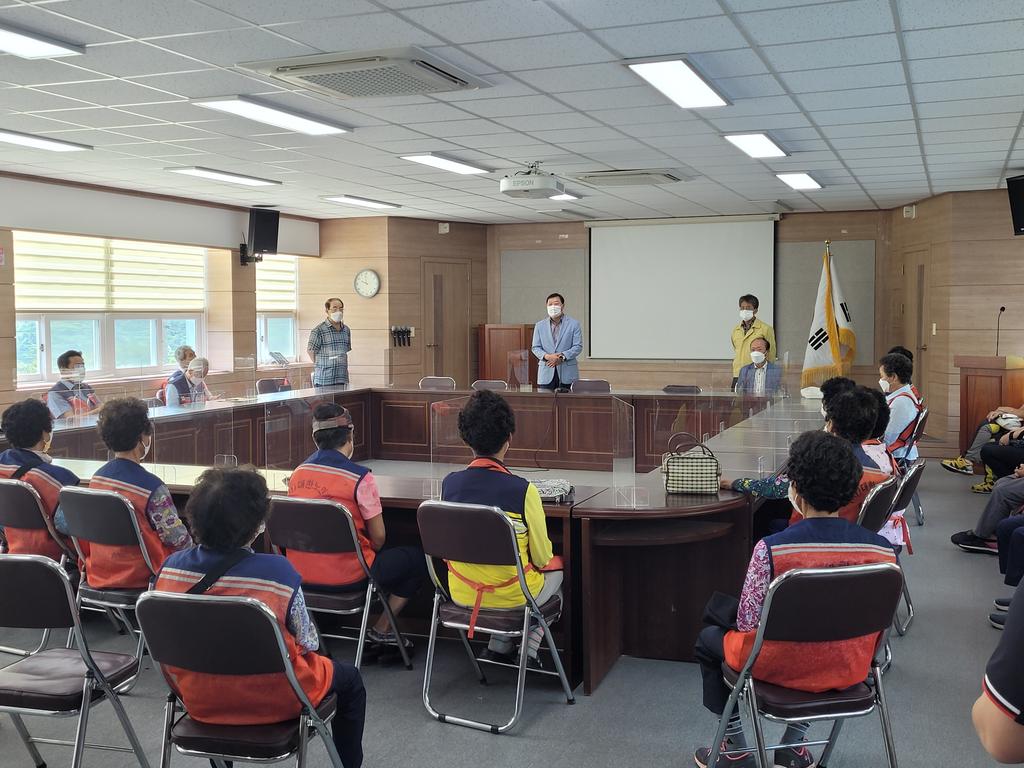 봉산면 노인일자리사업 활동교육 실시