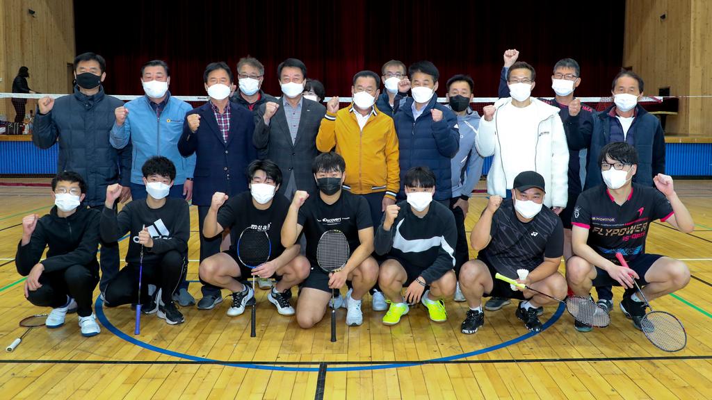 합천군, 합천군의회, 합천군체육회 제60회 경남도민체전 출전 선수단 훈련장 방문격려