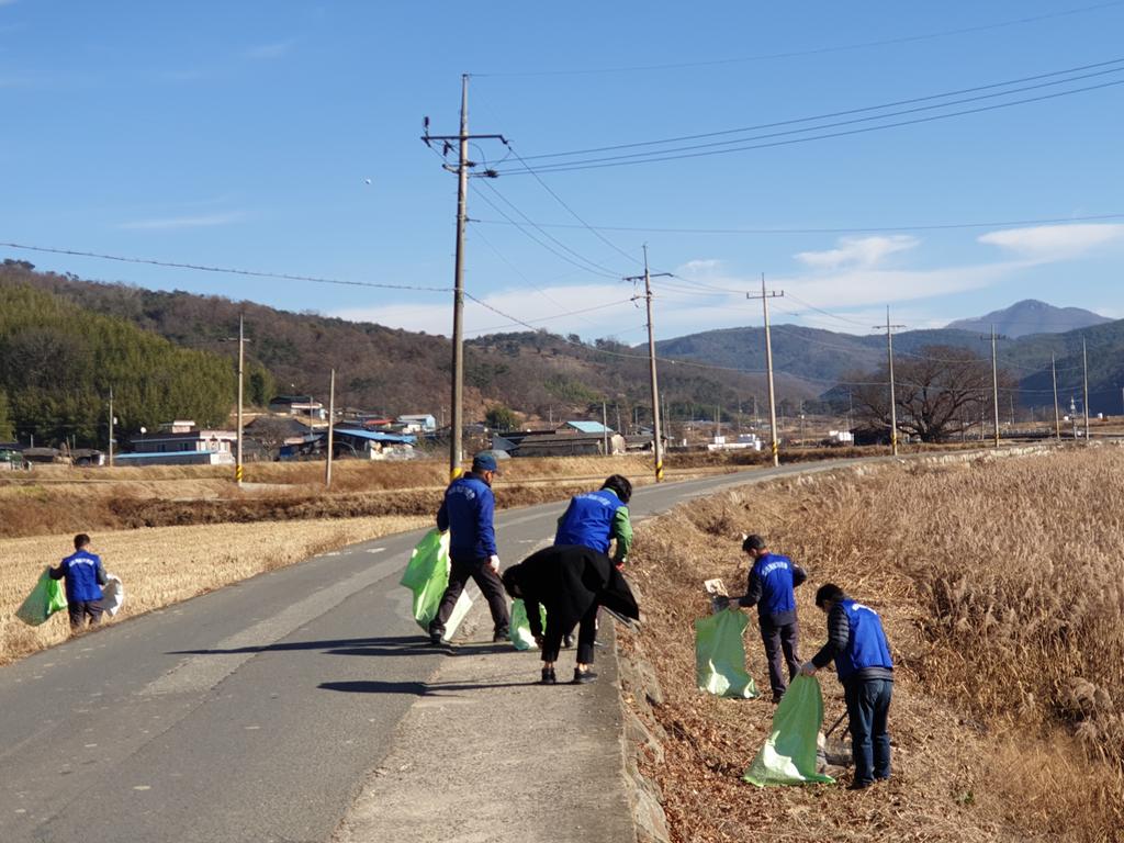 쌍백면 바르게살기위원회, 환경정화 활동 실시  