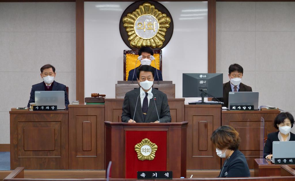 합천군의회 정례회 2차 본회의 개회