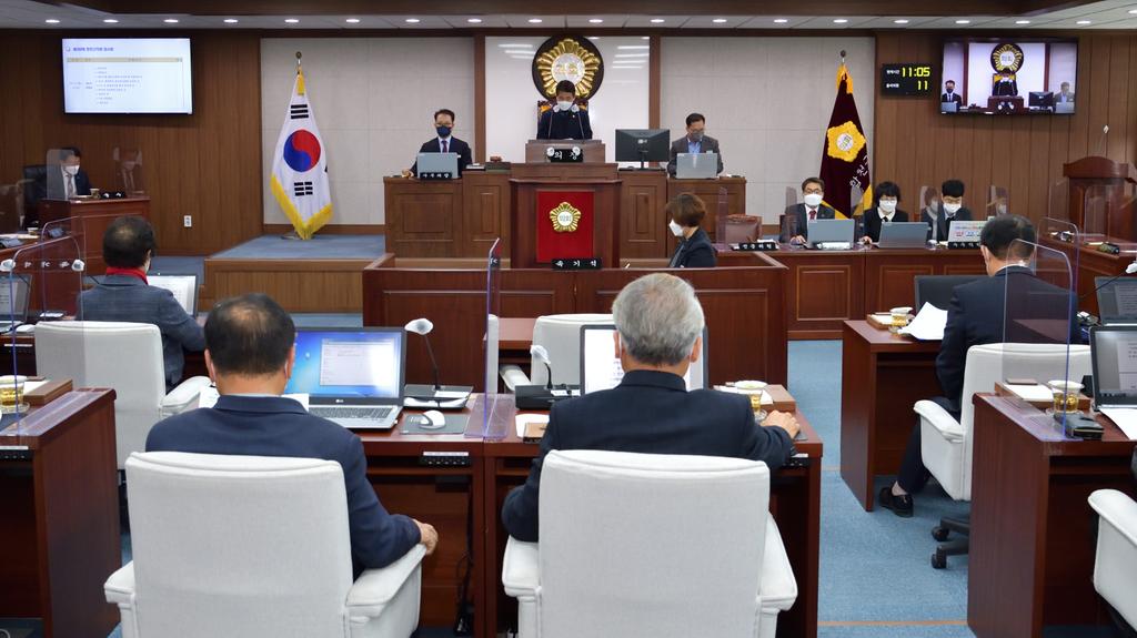  합천군의회 제260회 임시회 개회
