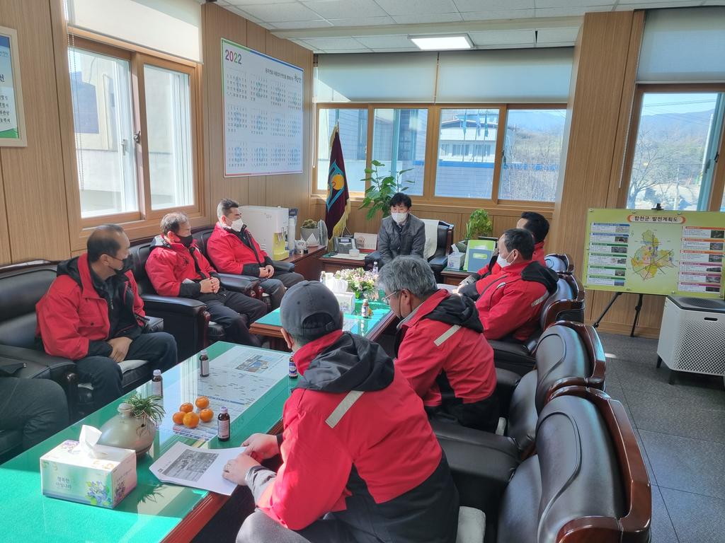 합천군 용주면 산불감시원 직무교육 및 예방활동 실시