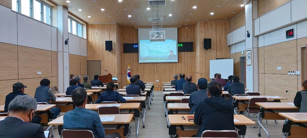 수려한 합천쌀 영호진미 명품화 사업설명회 개최