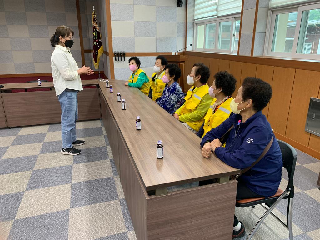 2022년 묘산면 노인일자리사업 간담회 개최