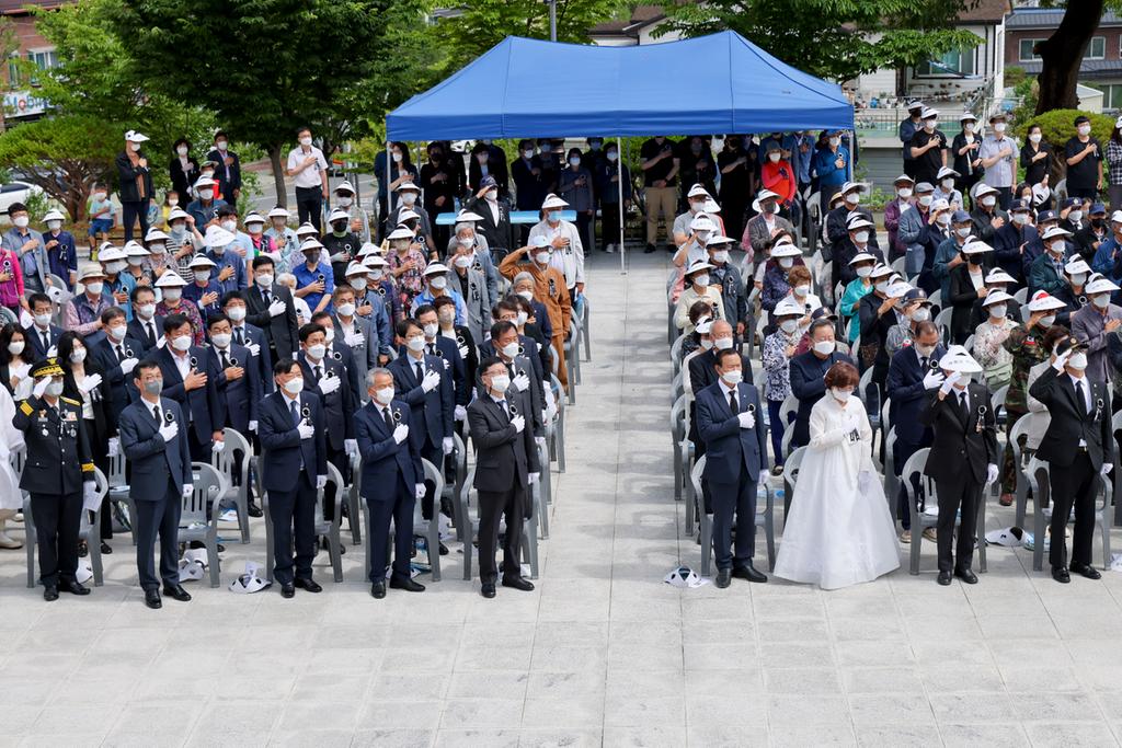합천군, 제67회 현충일 추념식 거행