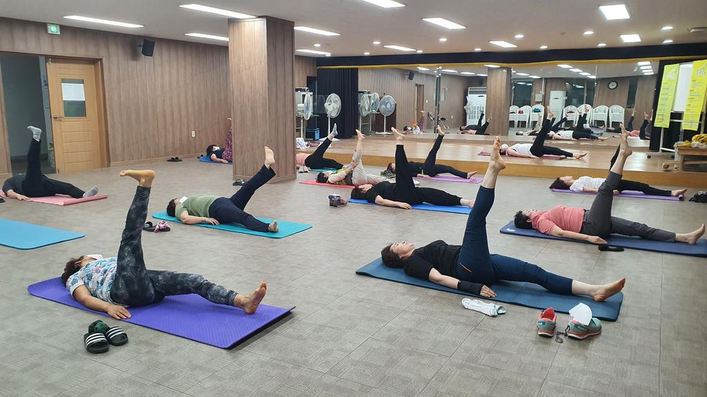 삼가면, 2022년 여성취미교실 요가수업 개강