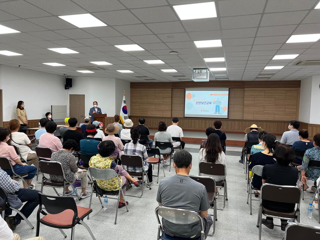합천군, 하반기 공공일자리사업 근로자 안전보건교육 실시