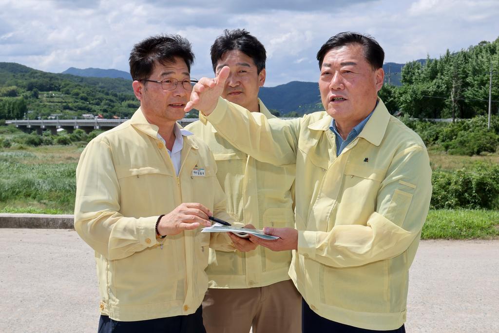 합천군, 여름철 장마 및 태풍대비 대형사업장 점검 