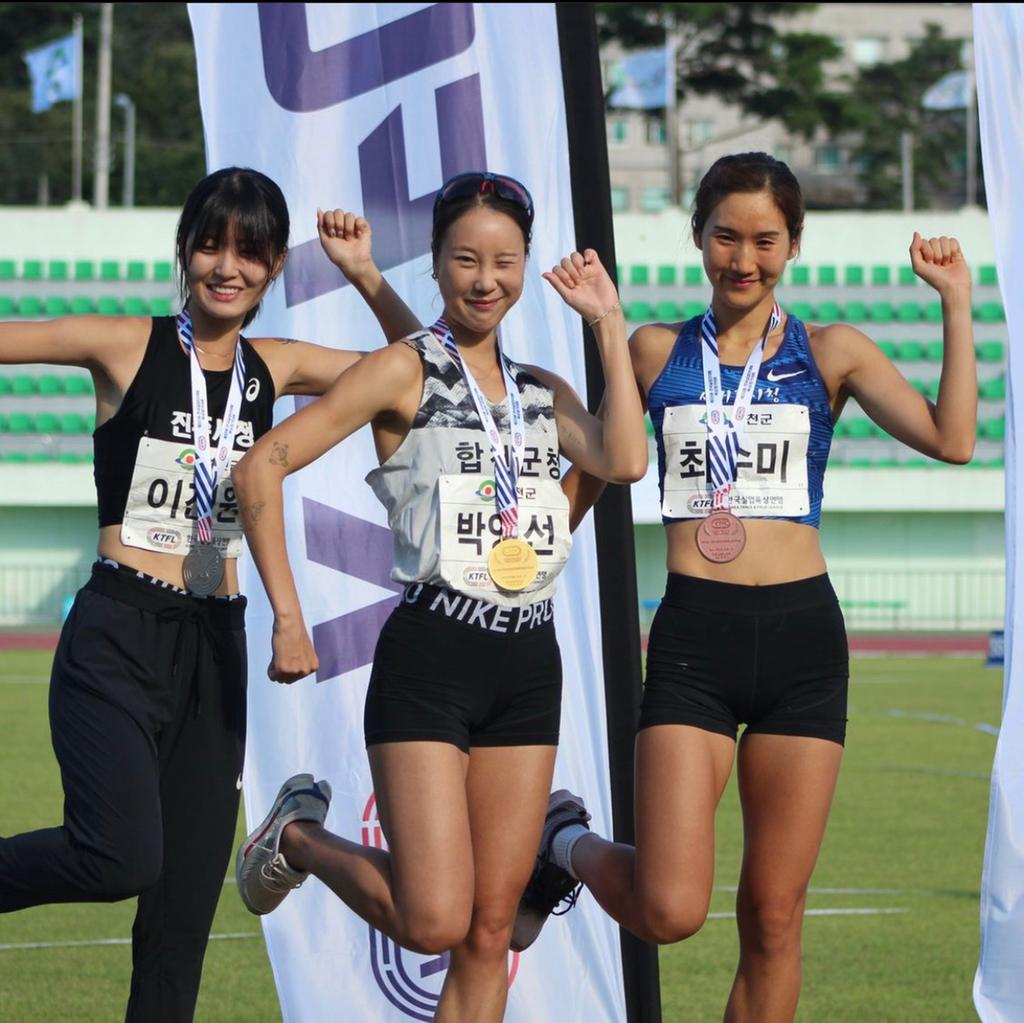 합천군청 직장운동경기부 육상부, 전국육상대회 금빛 질주