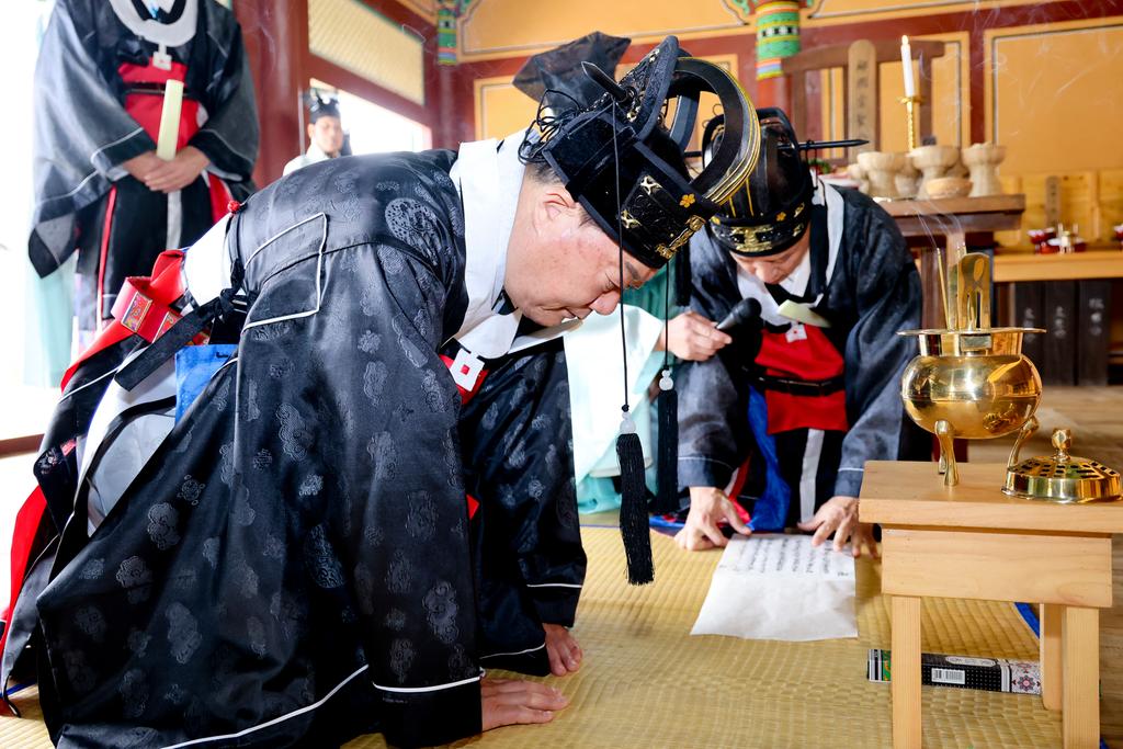 합천군 강양향교 추기 석전대제 봉행