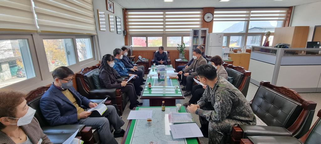 대병면 기관장 회의 개최