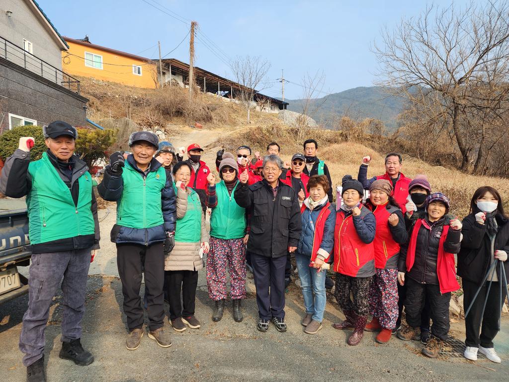 ‘대병면을 깨끗하고 아름답게’새해맞이 대청소 실시