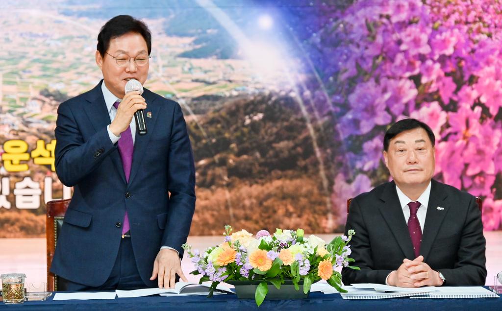 박완수 도지사, 합천 군민들과 대화의 시간 가져