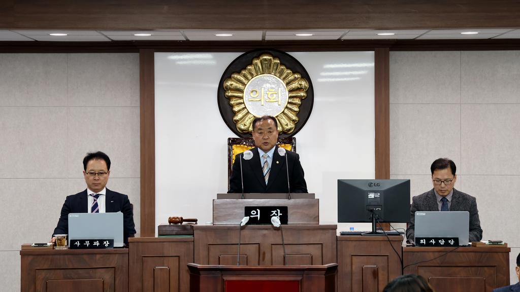 합천군의회, 제270회 임시회 종료