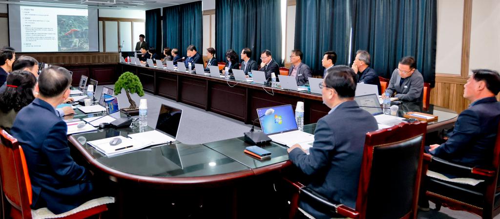 황매산 녹색문화체험지구 조성사업 실시설계용역 중간보고회 개최 