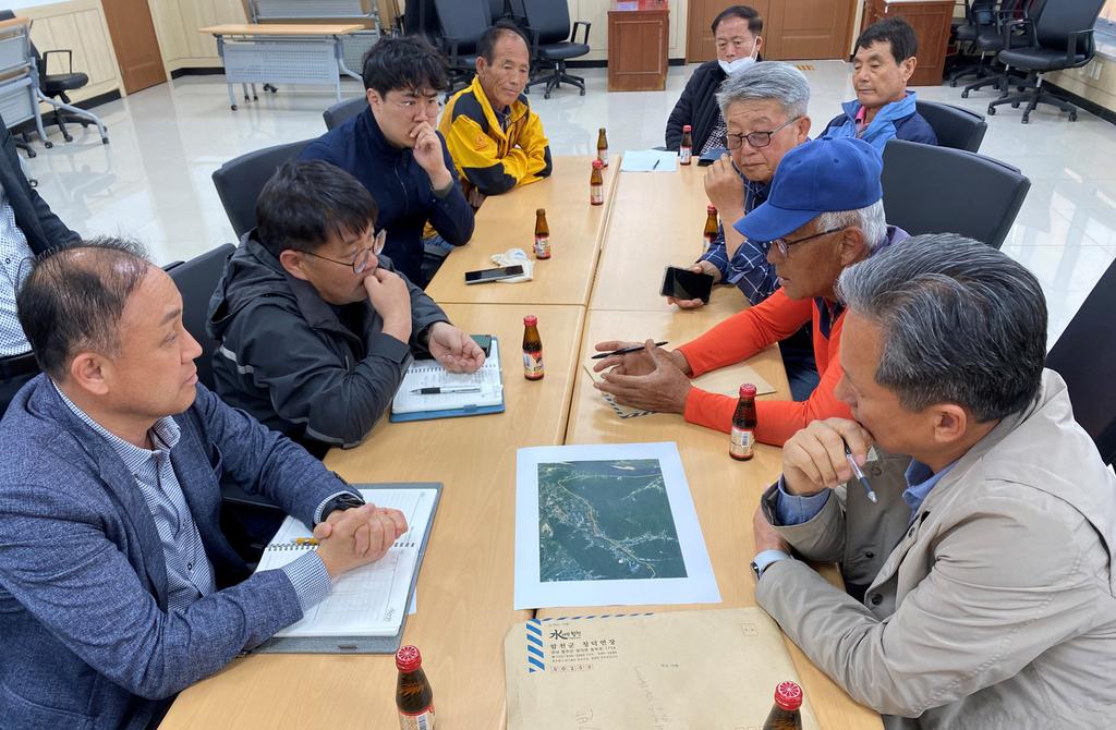 합천군 청덕면, 한국농어촌공사 간담회 개최