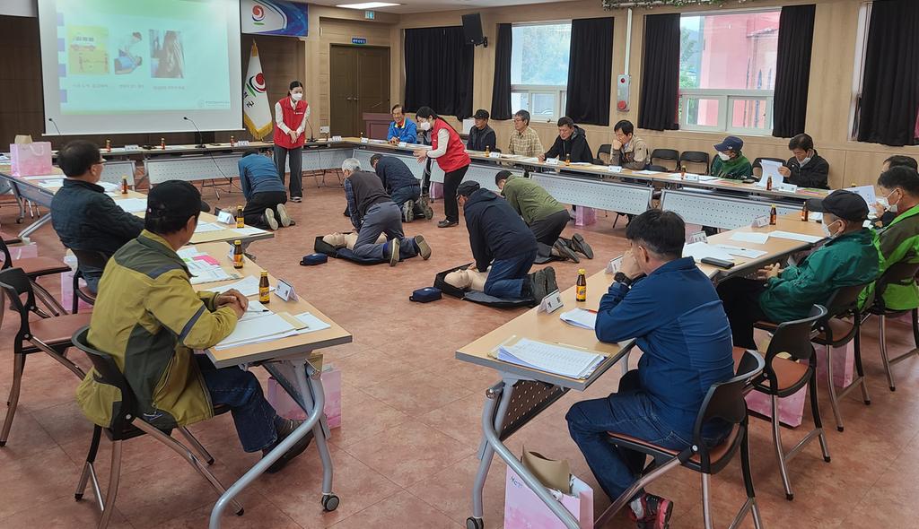 합천군, 합천읍 이장단 대상 찾아가는 도민안전교실 운영