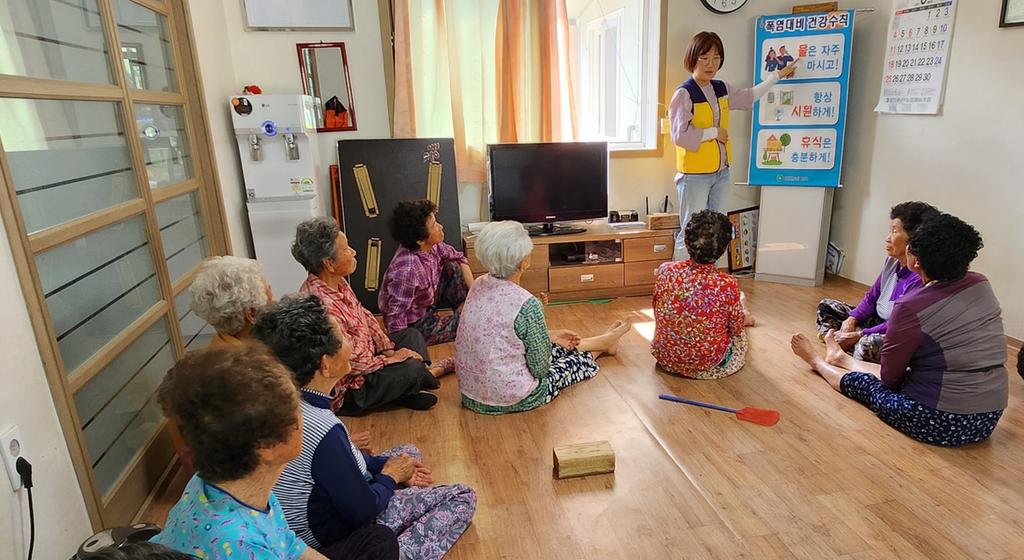 합천군보건소, 여름철 폭염 대비 방문건강관리 강화