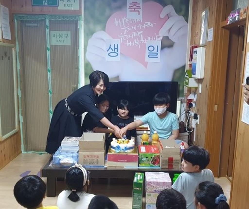 합천군 정심회, 지역아동센터 아동 생일 축하 특성화사업 추진