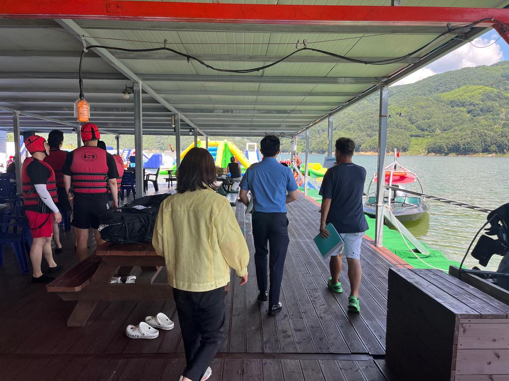 합천군-창원해양경찰서, 성수기 수상레저사업장 합동 점검 실시