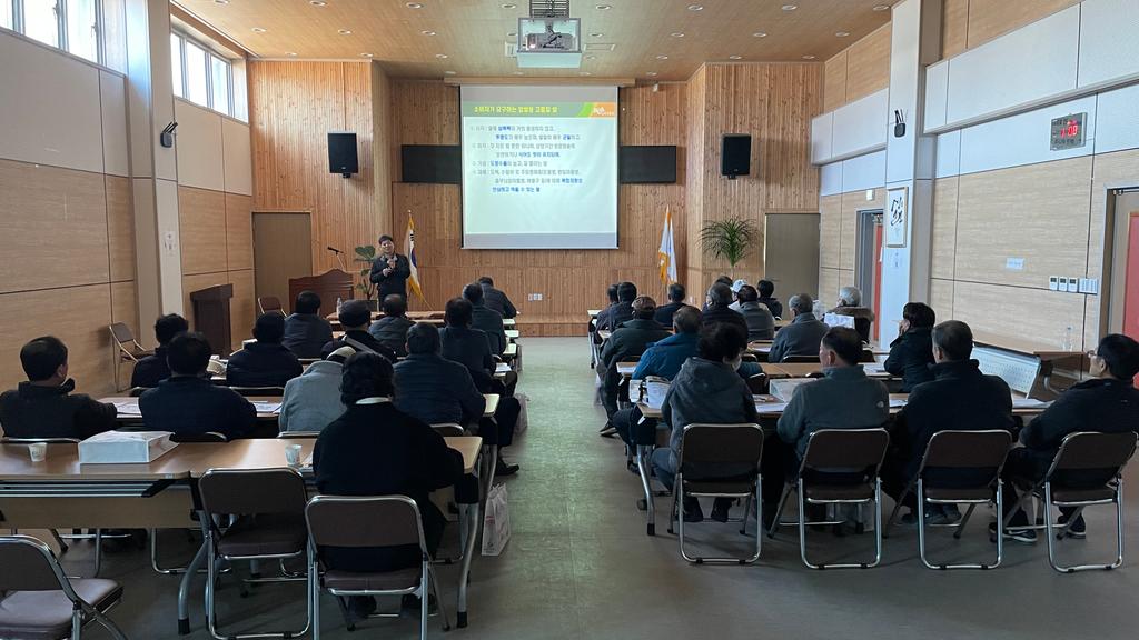 합천군, 영호진미 벼 재배기술 및 병해충 방제 교육 실시