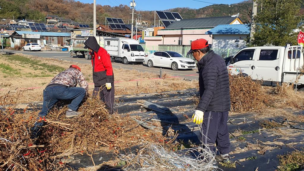 합천군 초계면, 영농부산물 처리 지원 ‧ 파쇄 신청접수