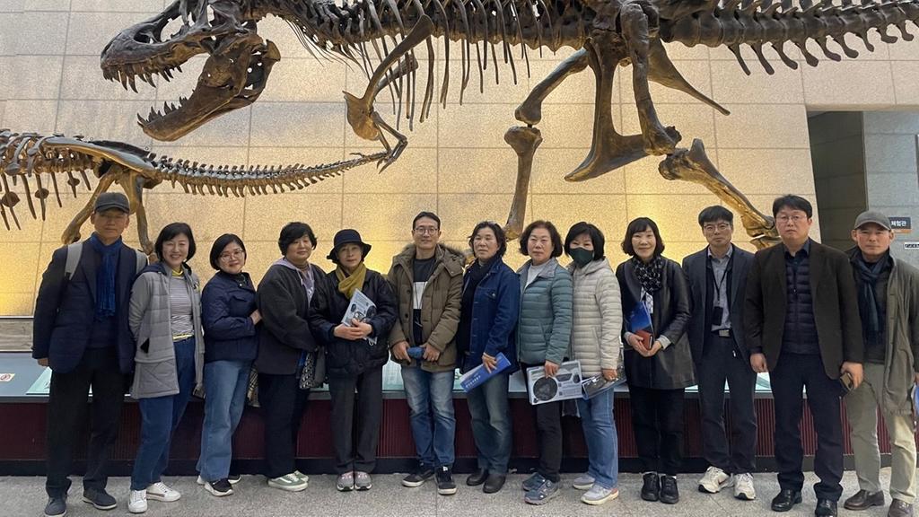 합천군, 문화관광해설사 지질박물관 현장견학