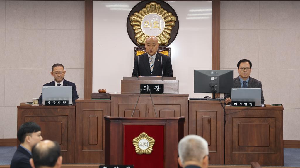제278회 합천군의회 임시회 회기 종료