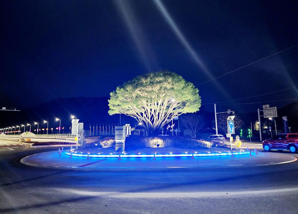 합천군, 주요 관문 야간경관조명 개선