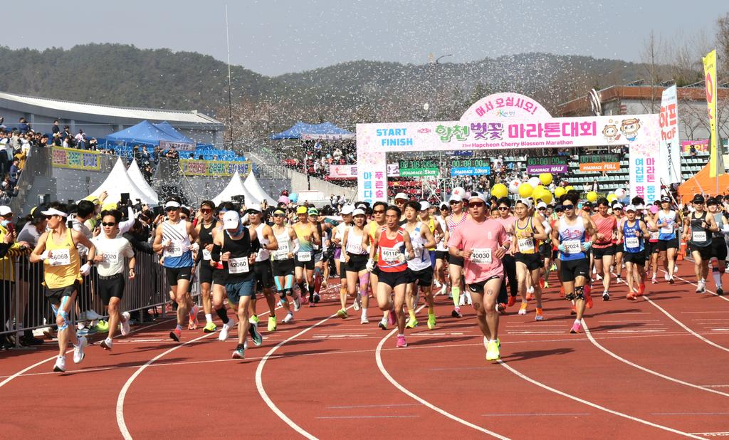 합천군, 제23회 합천벚꽃마라톤대회 성료