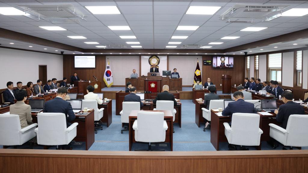 제280회 합천군의회 임시회 종료