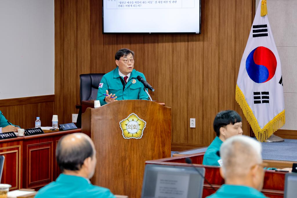 제281회 합천군의회 임시회 회기 종료