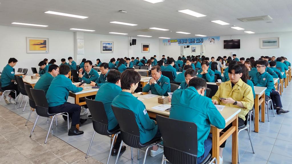 합천군, 5월 공습대비 민방위훈련 실시