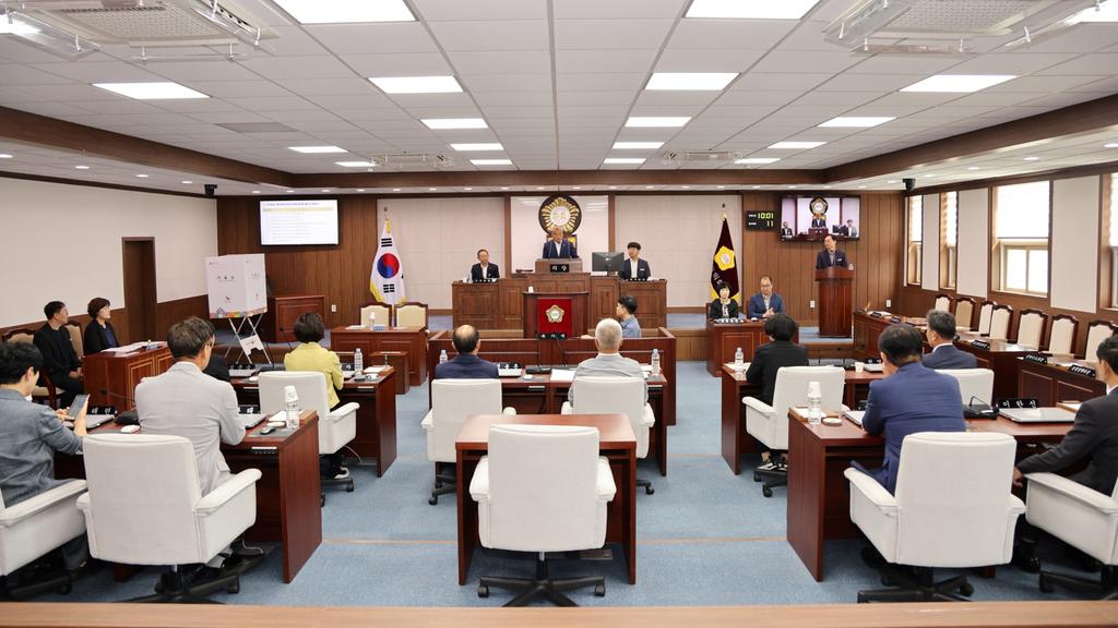 제283회 합천군의회 임시회 회기 종료