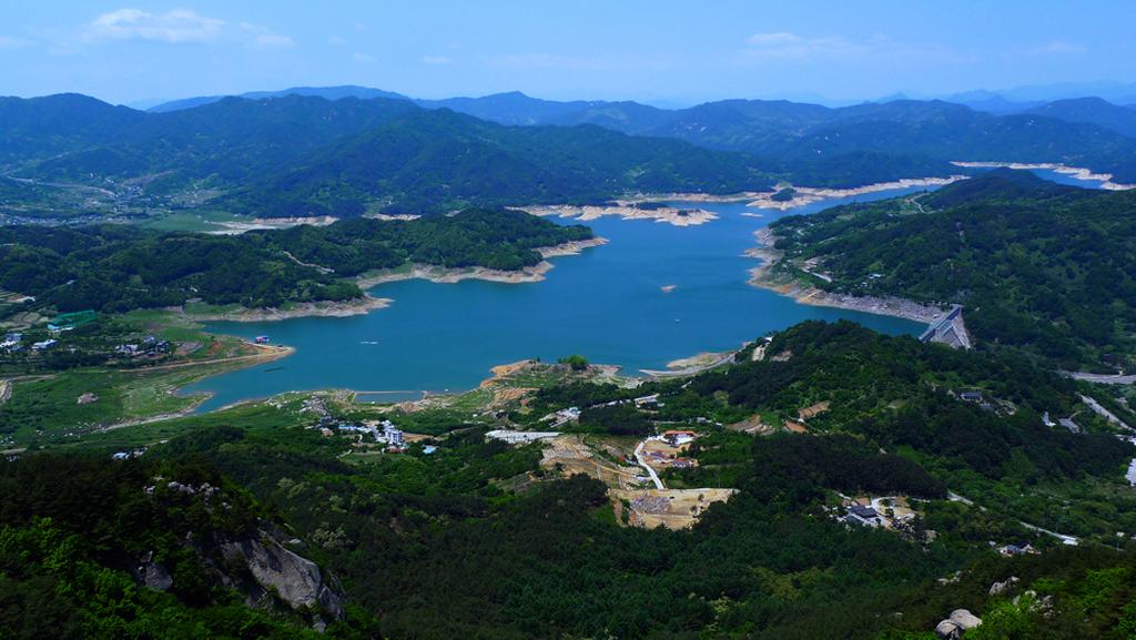 오도산 노을