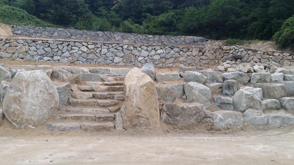 토목공사 완료 모습입니다