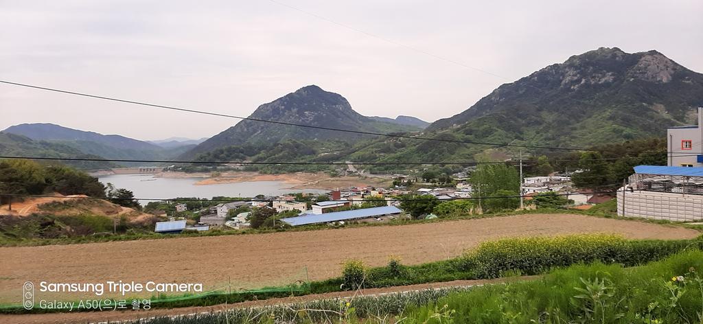매매할 토지에서 찍은 전경사진입니다.