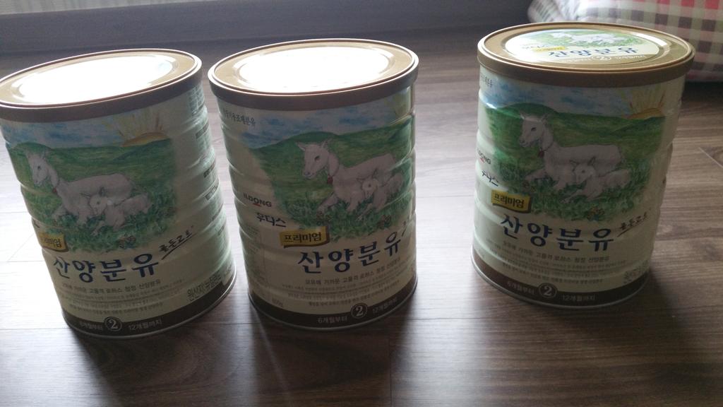 산양분유 800g*3  2017.5.13