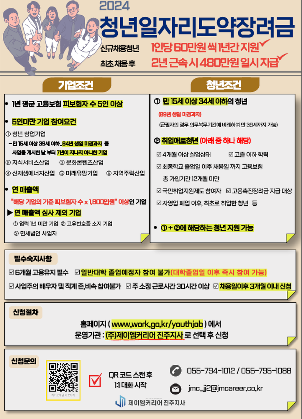 청년일자리도약장려금 사업 요약문
