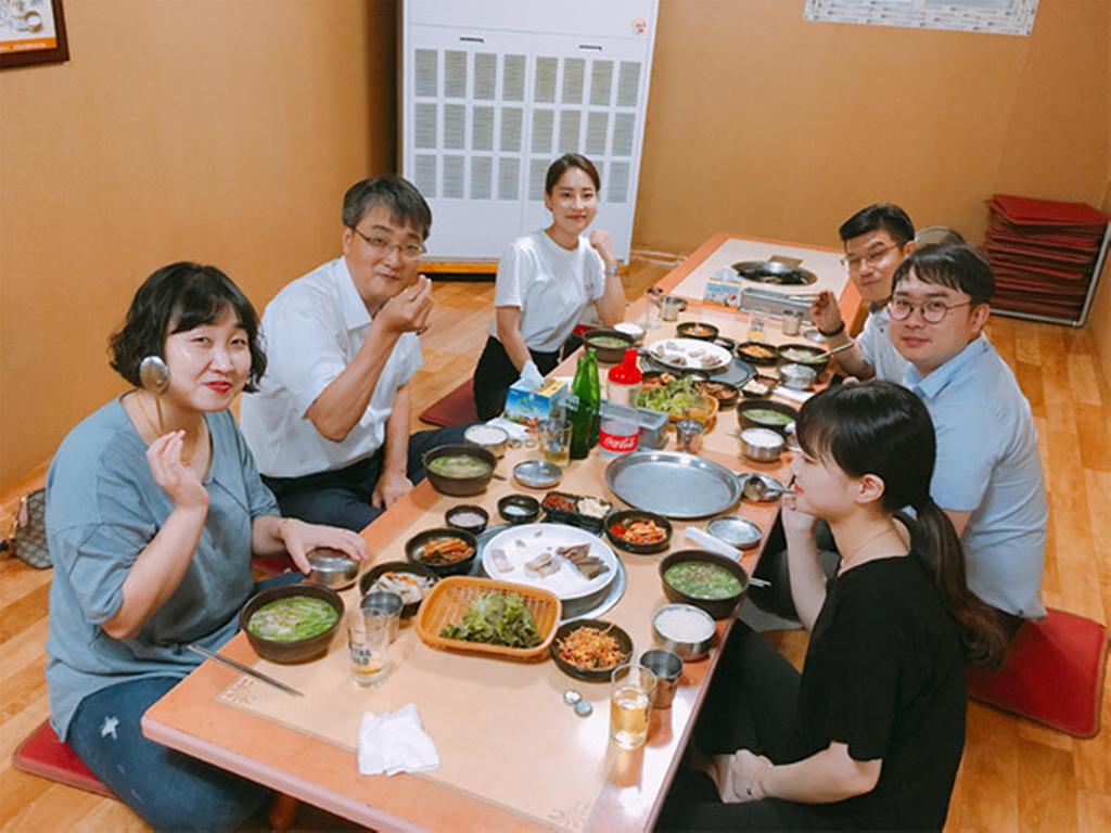 국밥먹기체험 인증사진