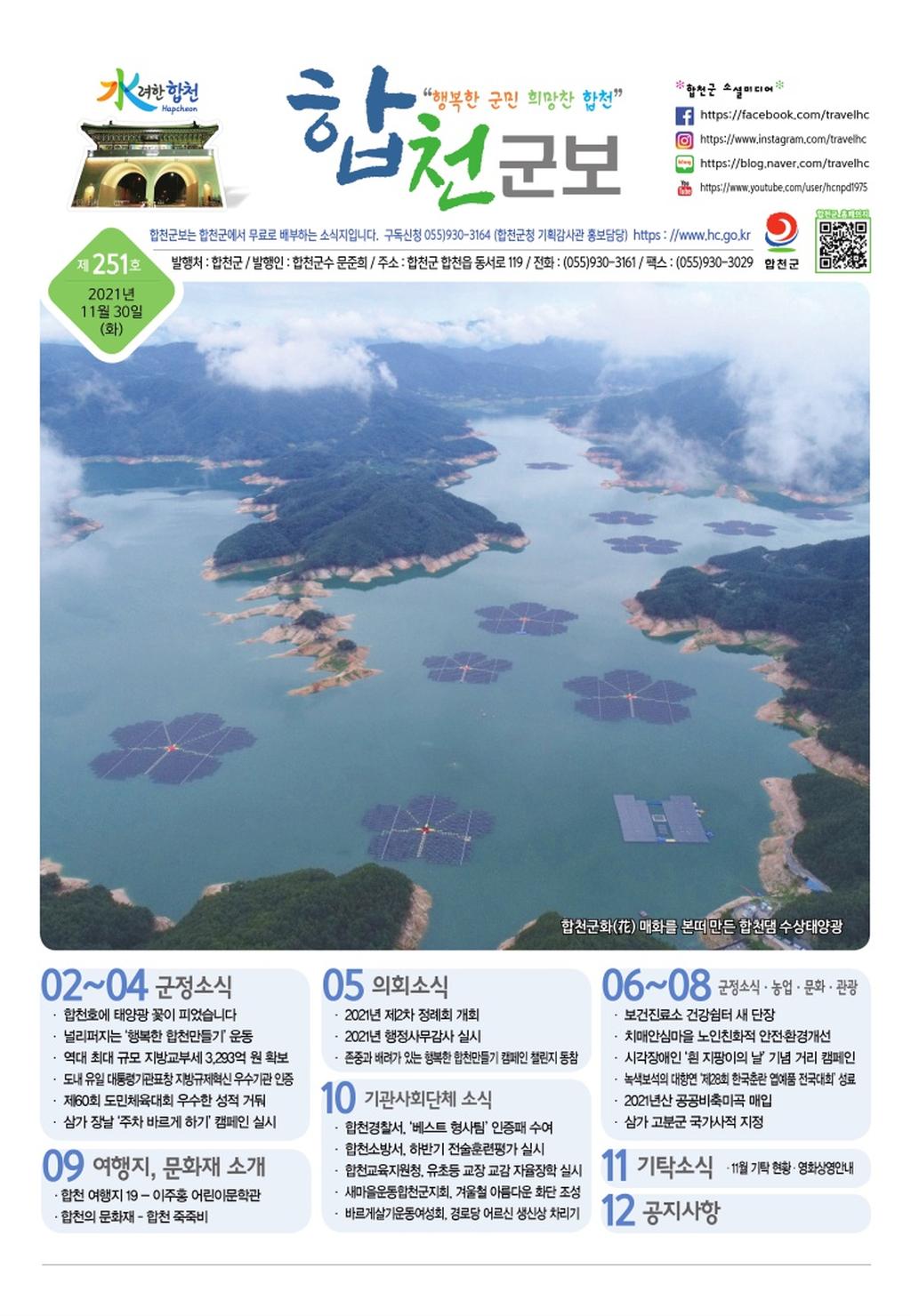 합천군보 제251호(11월호) 