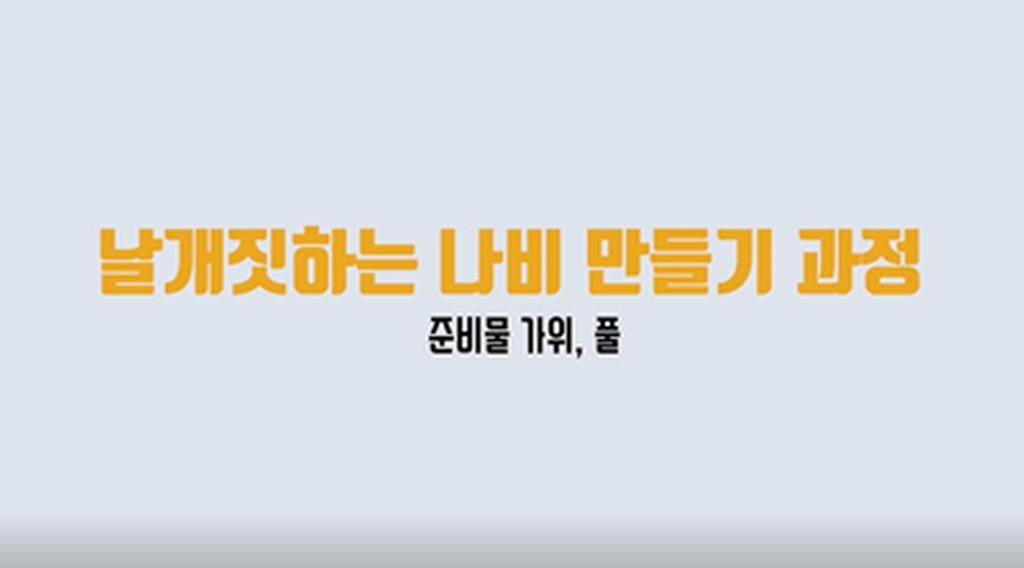 날개짓하는 나비